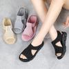 Shoes Women's Sandals One Piece Women's Shoes Summer Polyurethane Casual Shoes New Fly-woven Slippers Breathable Single Shoes