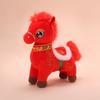 Soft Plush Horse Plush Doll Chinese Style Chinese Stuffed Horse Doll  Chinese New Year Gift
