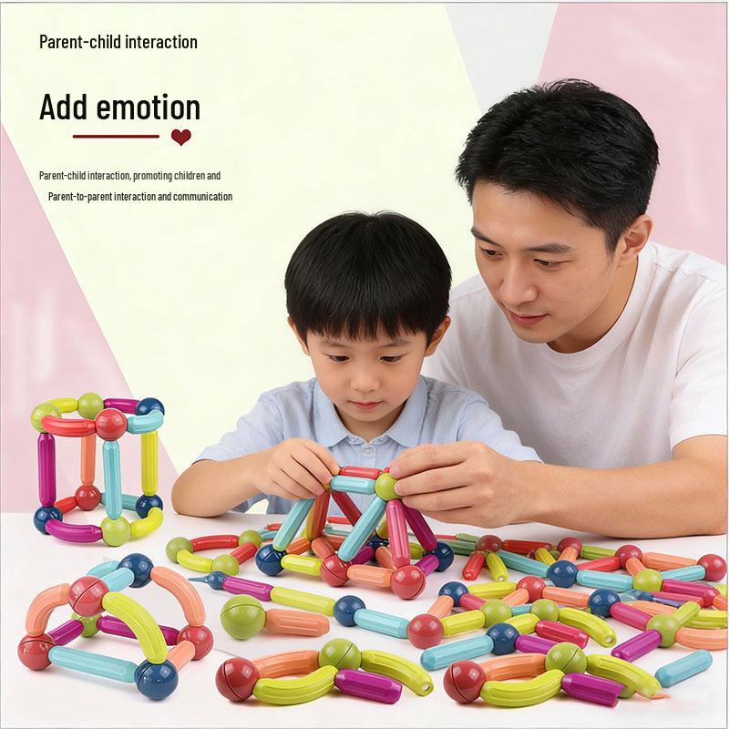 Magnetic Building Blocks - Large, Strong, Versatile Toys for Early Education