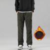 Winter Fleece Thickened Shock Pants Men's Outdoor Overalls Pants