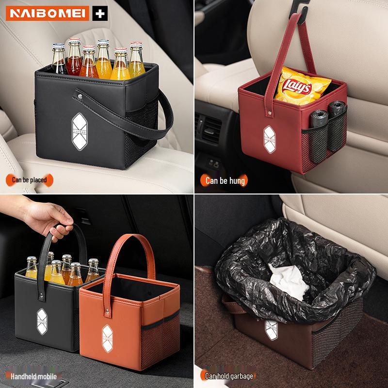 Foldable Storage Box with Handle for Chery S7 - Convenient Car Interior Accessory