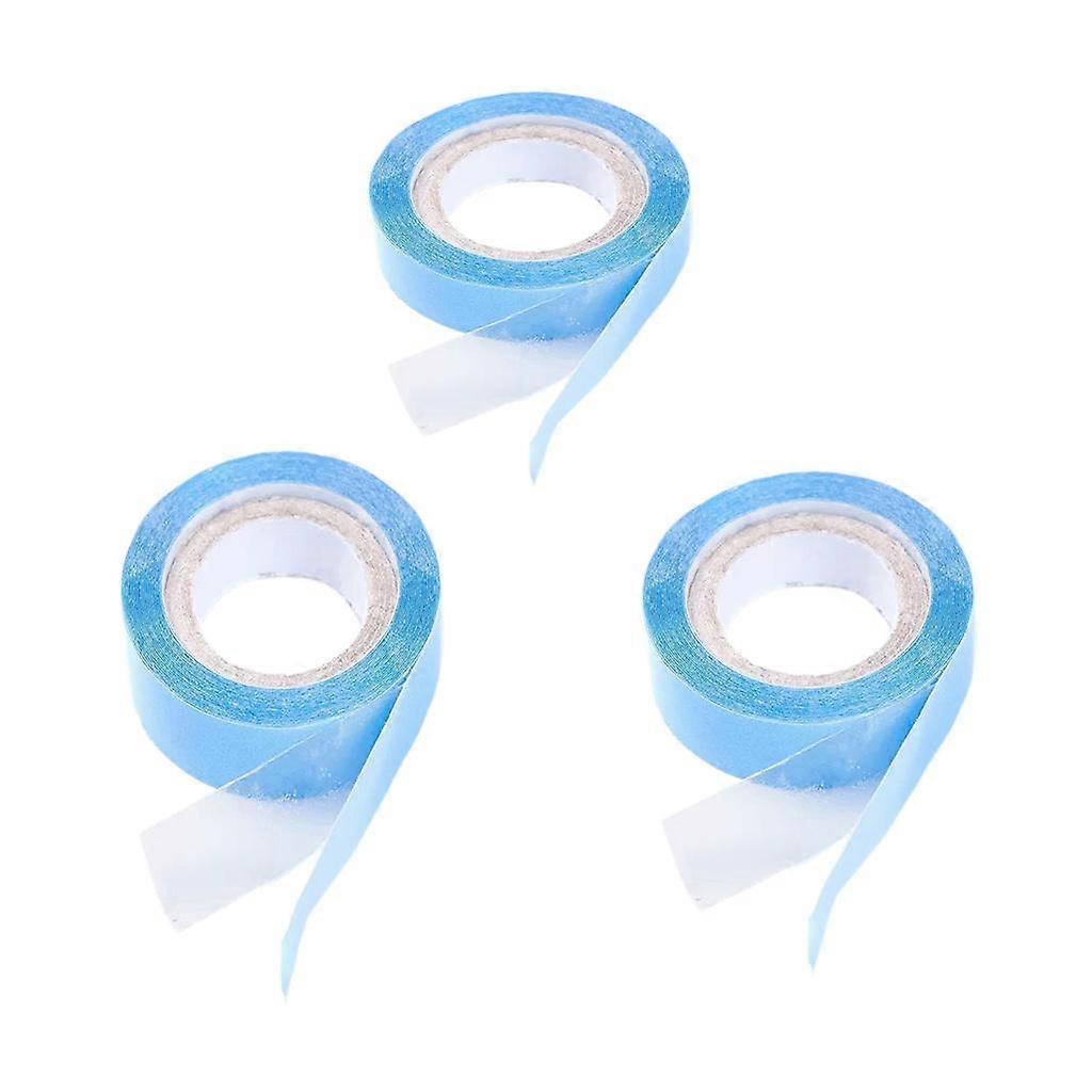 3 Rolls 3 Yards Double Sided Tape For Repairing Hair Extensions Hairpiece,(0.8cm,2cm,2.5cm)