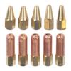 Efficient 10Piece Gas Welding Nozzle Set for H012 Acetylene and Propane Compatible for Jewelry Soldering and Metal Heating