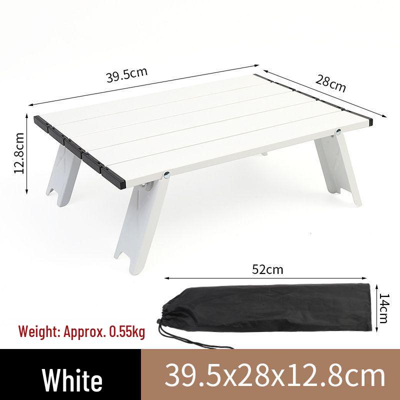 Ultra-Light Portable Mini Aluminum Folding Table for Outdoor Camping and Picnics