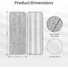 10Pcs Joymoop Mop Replacement Pads, 13 * 4.9'' Universal Mop Pads Mop Head Refills Washable Wet Mop, Compatible with Most 11-13” Size Mops