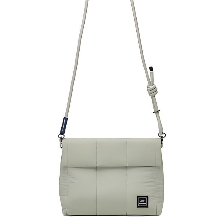 

Новая тканевая сумка кроссбоди Skechers, сумка через плечо, обычная, унисекс, прочная, серая, L424U013-027B 30.0*8.1*20.1CM