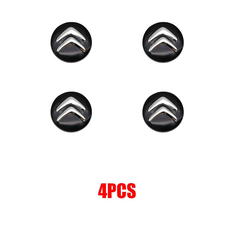 

14/15.5мм Металева емблема авто Наклейки на пульт дистанційного ключа Значок Для Citroen C4 Picasso Xsara C5 Aircross Cactus C1 C2 C3 Наклейки для стайлінгу