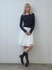 Gijun Pleated Wrap Skirt Off-White