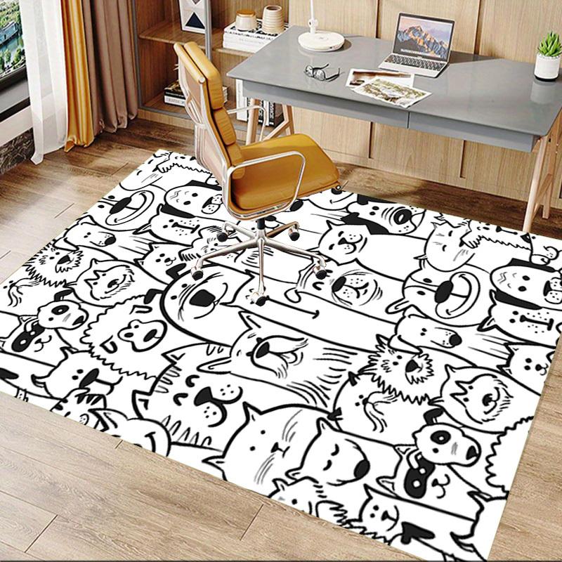 1PC Dog Cat Extra Large Non Slip Floor carpet, Office, family, bedroom Large Area Rug Indoor Rugs, Vibrant Colors