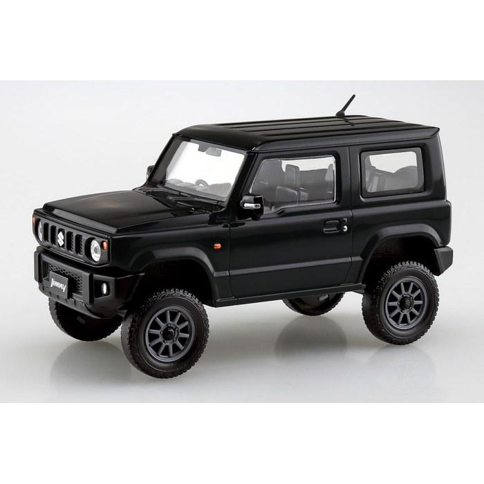 Aoshima Snap Kit No.09CU-BB Suzuki Jimny Custom Wheels (Bluish Black Pearl 3) 1/32 Scale Model Kit 24.5 cm x 6.5 cm x 17.5 cm