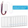 Wireless FR Remote Wall Switch Lamps Control Switch Kit IP54 Dampproof  3 Channels
