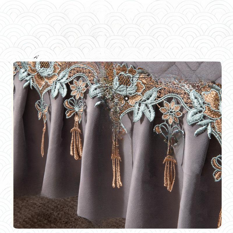 Winter Plush Sofa Cushion New Chinese Style Cover Cloth Non-Slip Solid Wood Furniture Set Cover Cushion Sitting Cushions Seat Cushions U-Shaped