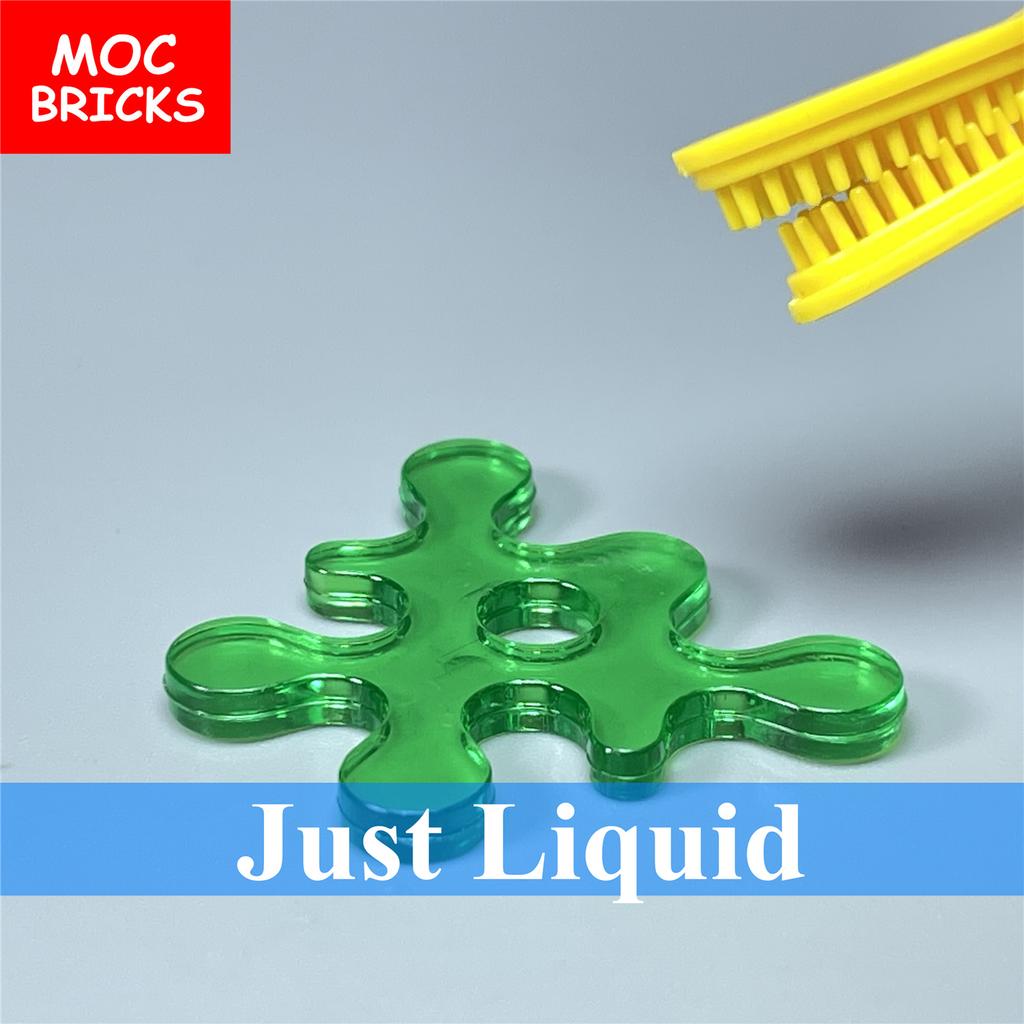10pcs/lot MOC Bricks Trans Liquid Water Blood Milk Educational Building Blocks Action Figure Toy Kids Toys Gifts