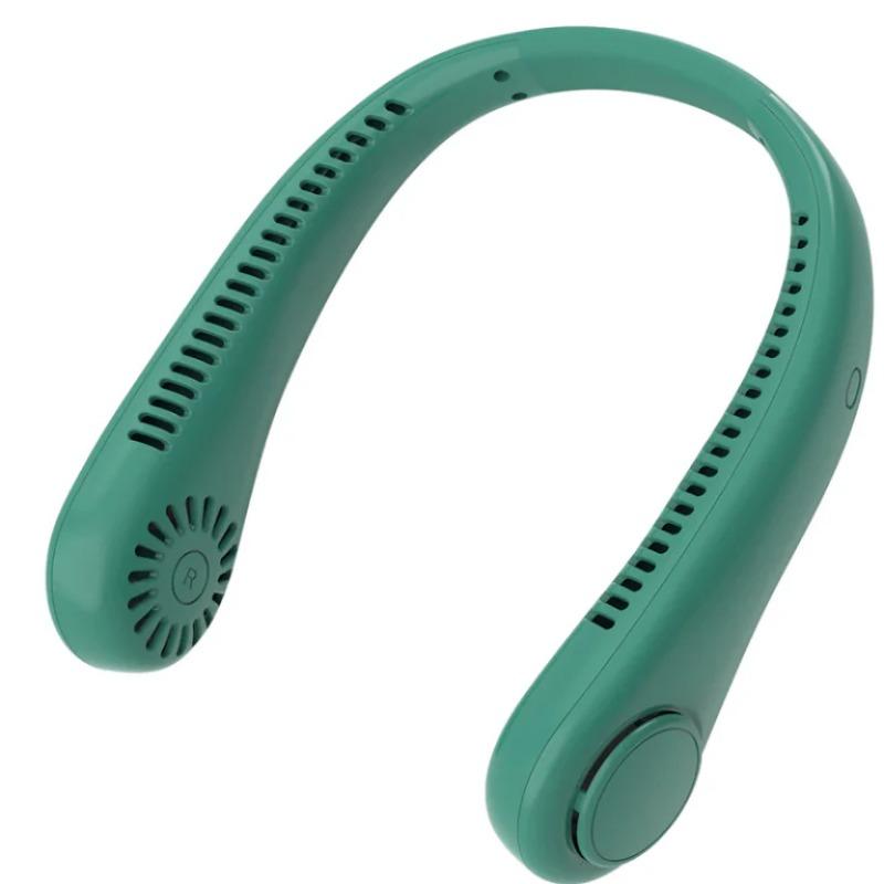 

Портативный вентилятор на шею, кондиционер-охладитель с возможностью подзарядки через USB Type-C, 3-скоростной электрический вентилятор для занятий спортом, подвесной вентилятор на шею с функцией «свободные руки»