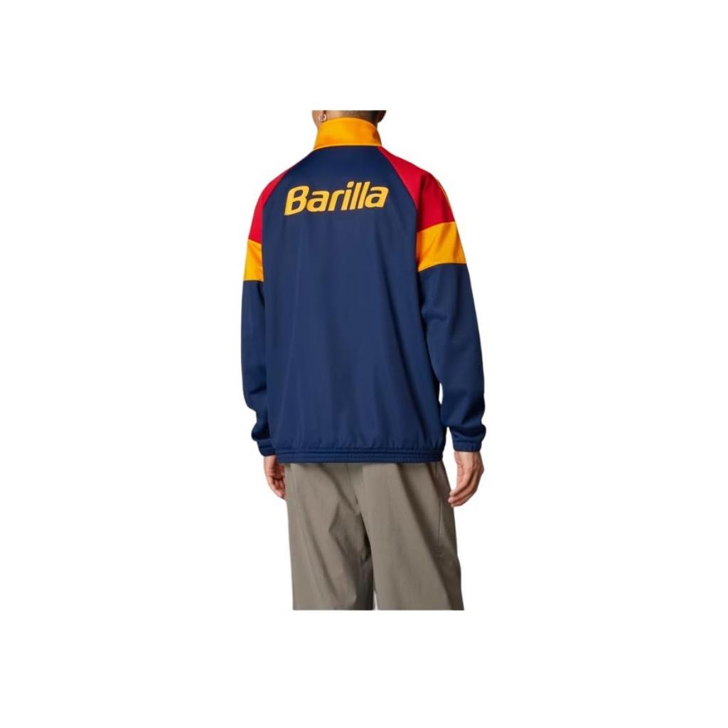 Adidas Originals FW24 AS Roma Football Series Comfortable Fashionable Versatile Jacket Men Jacket Night-Blue IT3878