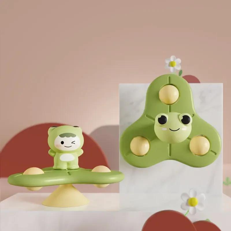 Baby Badespielzeug Lustiges Baden Sucker Spinner Saugnapf Cartoon Rasseln Zappeln Lernspielzeug Für Kinder Jungen Geschenk