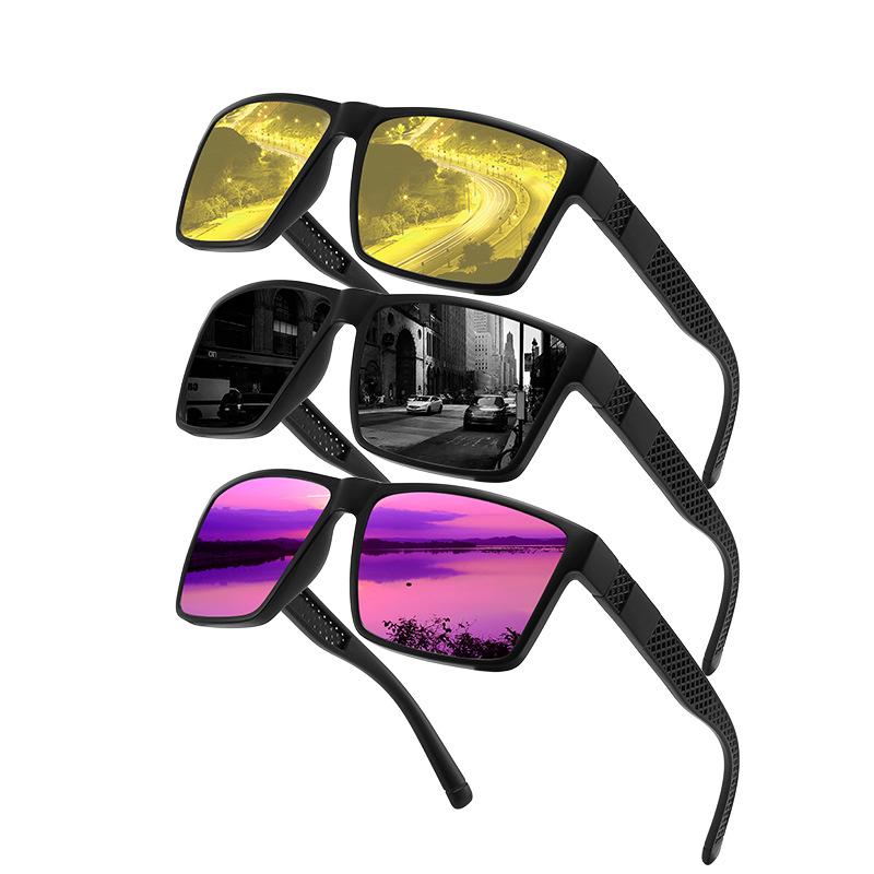 New European American Outdoor Cycling Glasses Sports Sunglasses Driving Night Vision Goggles Fishing Men's Polarized