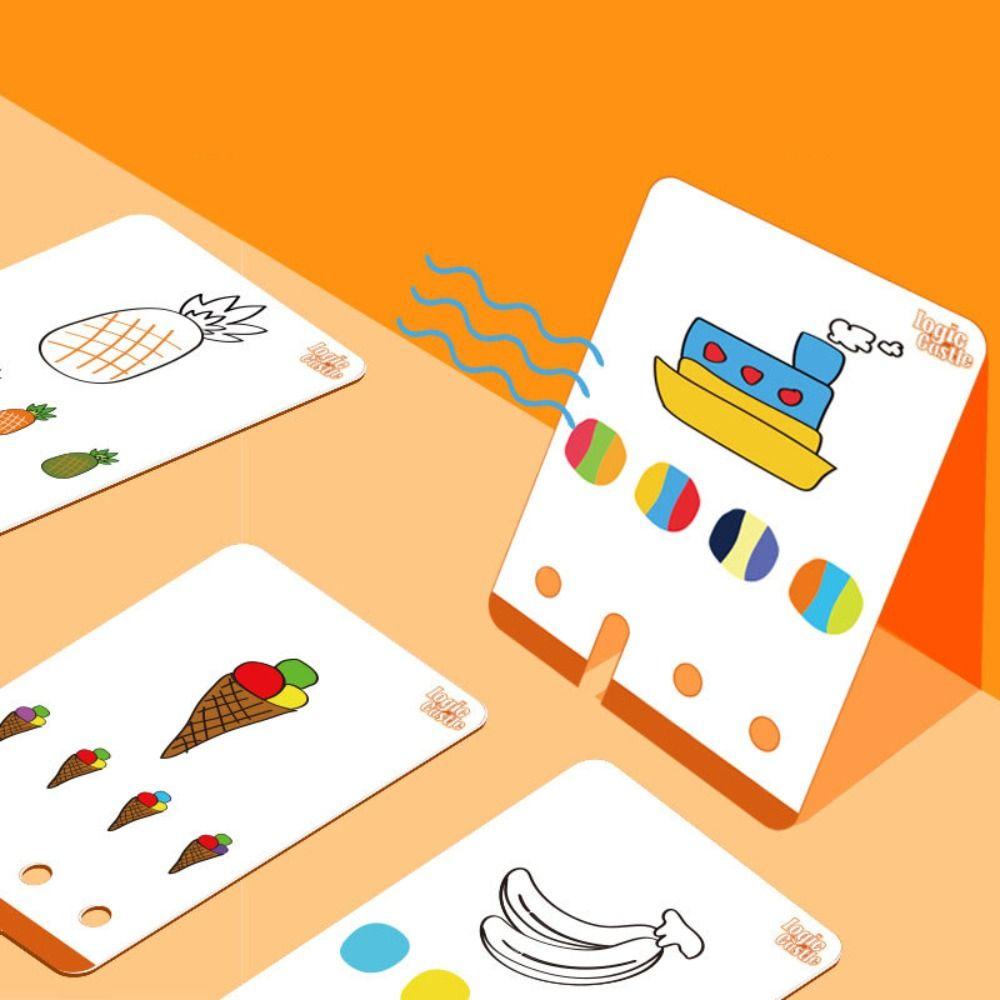 Early Educational Logic Key Thinking Training Matching Game Key Thinking Puzzle Toy  Kids