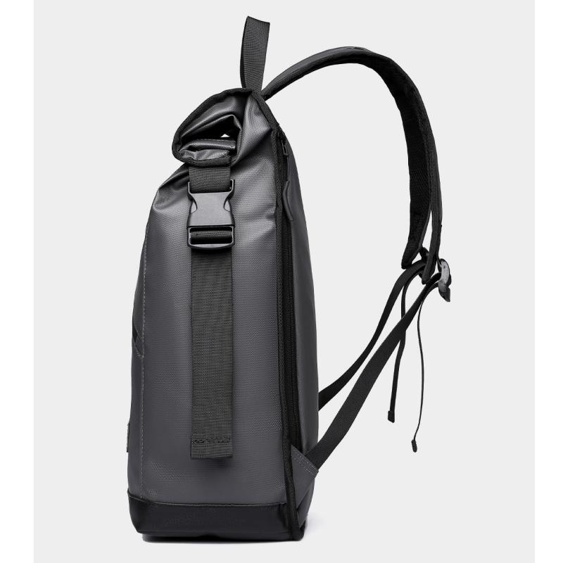 WEIXIER Spring New Fashion Men's Business Backpacks PU Waterproof Wear-resistant Large Capacity Rucksack Top Expandable Travel Computer Bag for Male