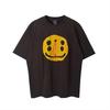 Print Vintage Streetwear Highquality Washed Shortsleeve Tops Highstreet Casual Loose Pure Cotton Tshirts