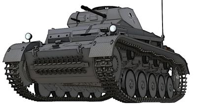 Platts Girls Panzer Final Chapter Panzer II F Type Kuromori Mine High School Winter Track Cup Semifinals Battle In the Scale Plastic Model & Girls'