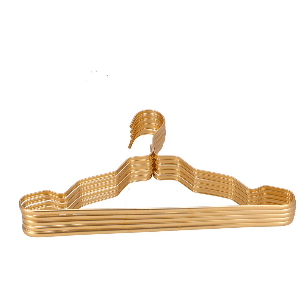 10Pcs Clothes Hanger WearResistant Enlarged Thickened SpaceAluminum NonSlip Clothes Hanger with