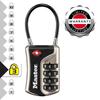 Master Lock Combination Travel Padlock TSA Certified, 36x93x15 mm