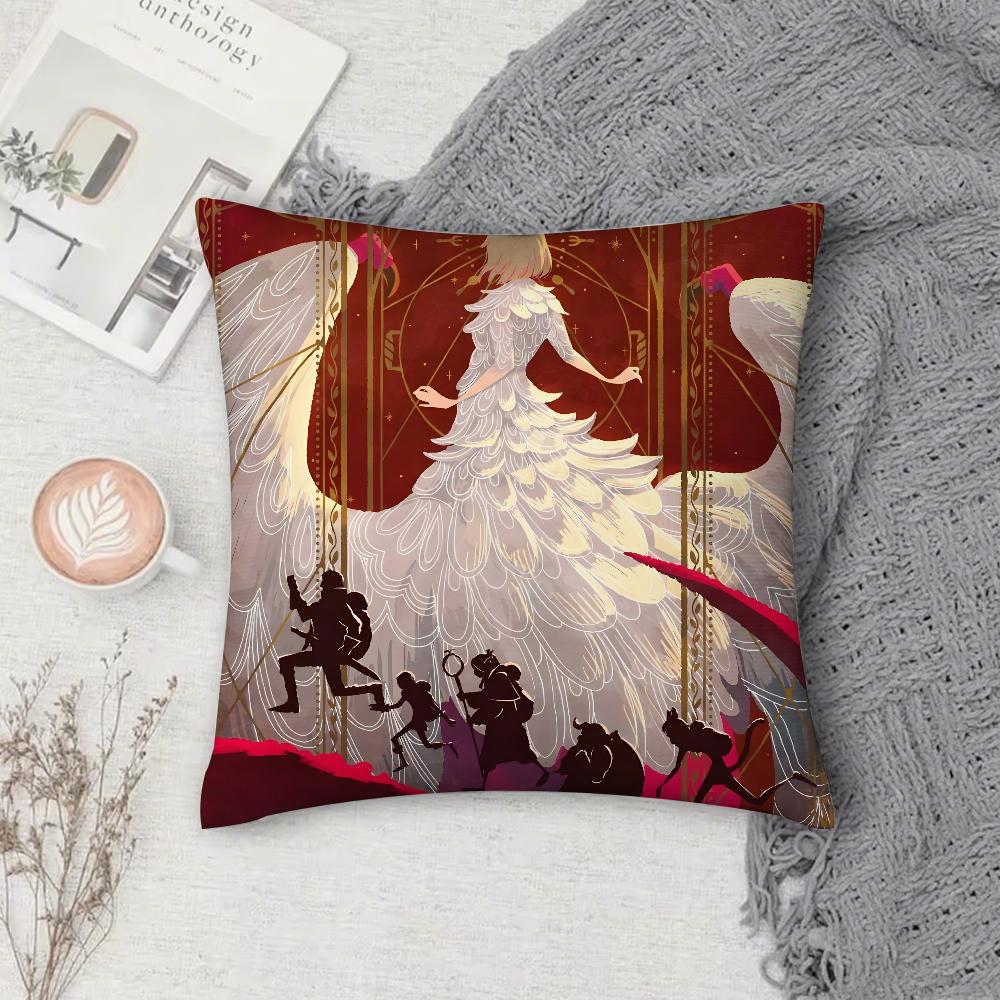Bilibili Anime Delicious in Dungeon P Pillow Case Cover Square Sofa with for pattern comfortable cushionsuitable of room
