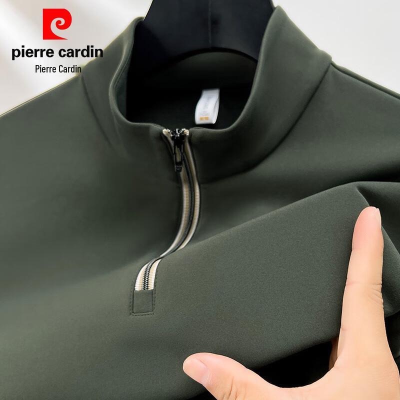 

Pierre Cardin Men s Stand Collar Zipper Sweatshirt 2XL