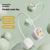 Aaoyun 2025 New Arrivals Bladeless Wearable Rechargeable Neck Fan 800mah Portable Outdoor Foldable Hanging Neck Cooling Fan