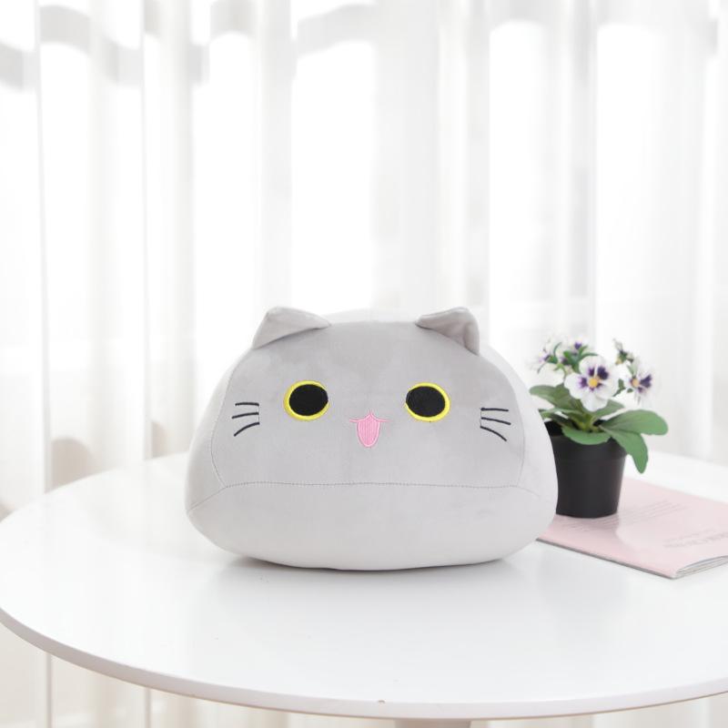 Cartoon Black Cat Doll Pillow Animal Girl Dormitory Sleeping Plush Toy Pillow Office Home Sofa Cushion