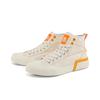 Kappa Casual Deconstructed Breathable High-Top Canvas Shoes Unisex sneakers Egrets-White K0BY5VS03D-024
