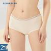 Schiesser Women's 3A Antibacterial Comfy Cotton Mid-Rise Boxer Briefs (2-Pack)