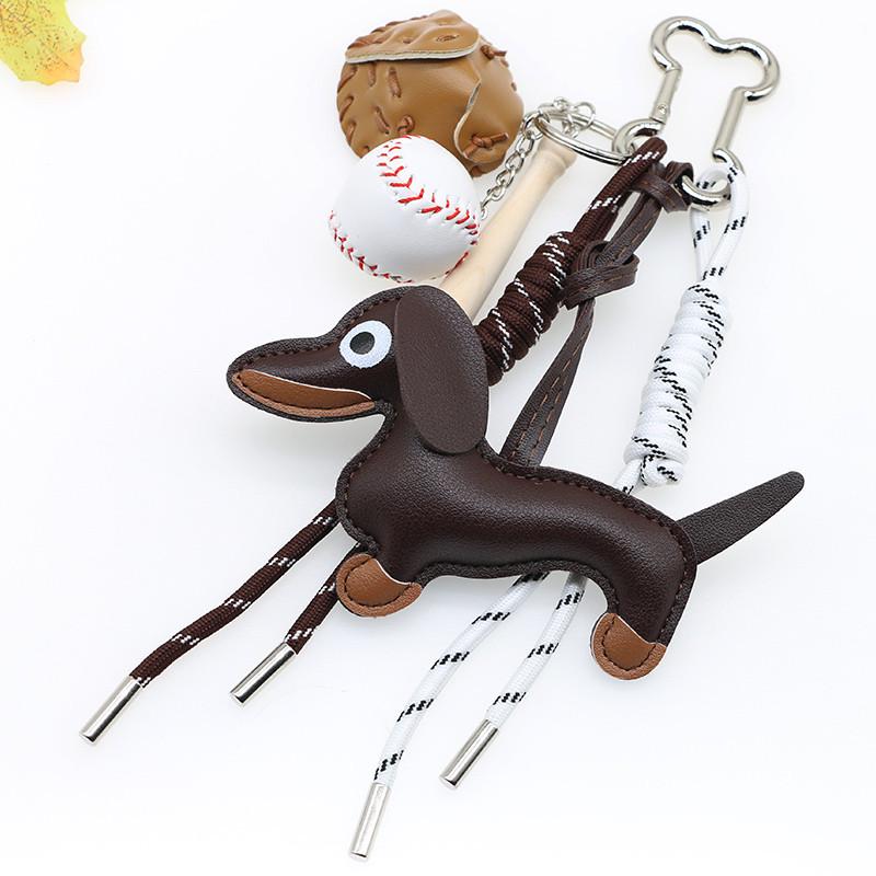 Miu Series Dachshund Cartoon Keychain Bag Pendant