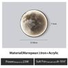 Moon wall lamp living room background wall ceiling lamp art bedroom ceiling lamp imitating the moon surface decorative lamp
