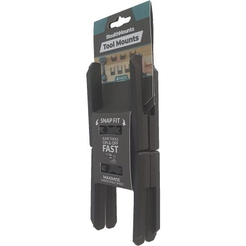 StealthMounts Tool Holder for Makita 40V XGT (4-Pack) - Black | StealthMounts Tool Mounts | Made in the UK