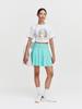 SERGIO TACCHINI W Daily Monogram Flare Skirt (L.Mint)
