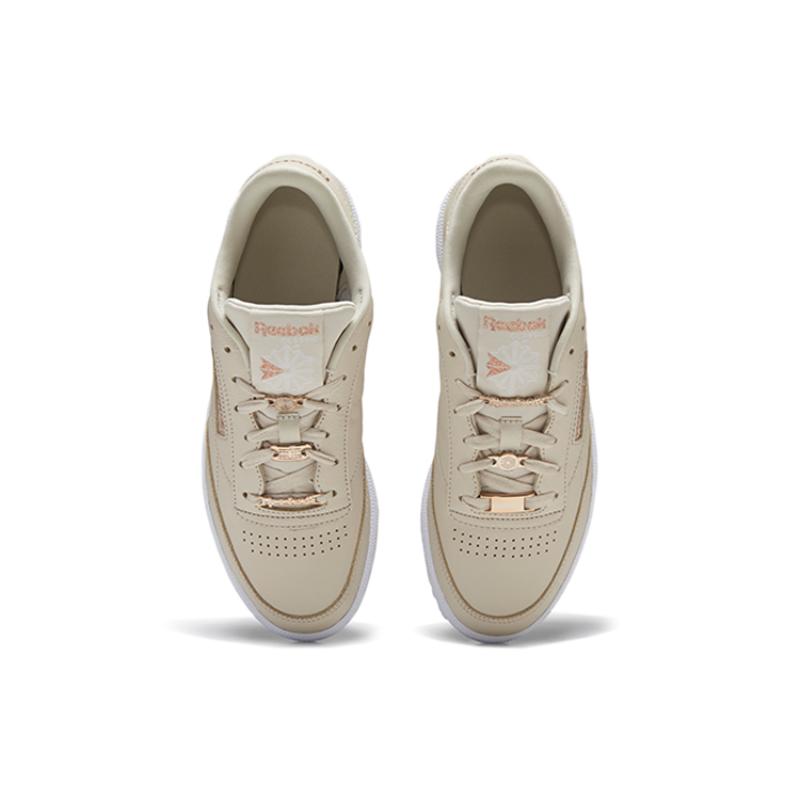 Reebok Unisex Club C 85 Brązowo-Białe Trampki EH0660