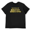 QUENTINEN UND TARANTINED DURCH SCHRIFTLICHE ANWEISUNGEN T-Shirt Grafik Hippie Kleidung blauer Verschluss Herren lustige T-Shirts