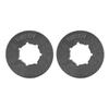 2PCS Dark Silver Chainsaw Rim Sprocket Metal Chainsaw Parts for Stihl 070 080 090 MS640 MS660