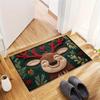Christmas Tree Door Mat Rectangular Small Rug Merry Christmas Area Rugs Entrance Doorway Kitchen Floor Mat