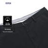 Luomeng Men's 100% Cotton Straight Leg Casual Trousers