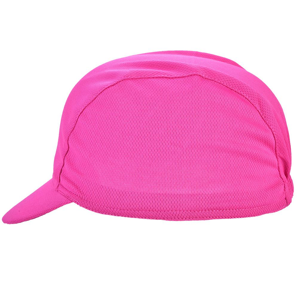 Breathable Quick Dry Cycling Cap Outdoor Sports Sunhat Bicycle Helmet Wear Hat(Rose Red)