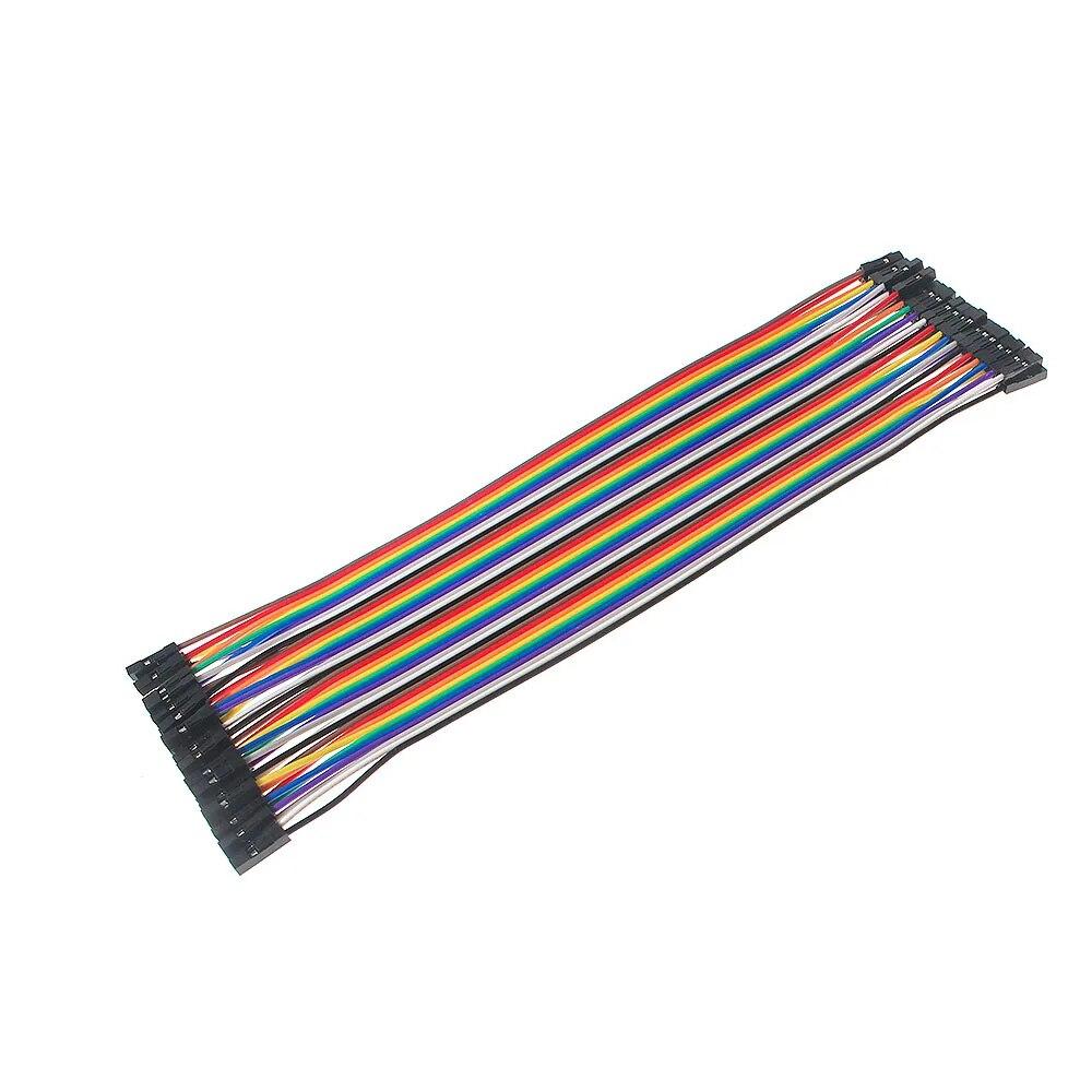 

40PCS 20CM DuPont Line 40Pin Female to Female, Male to Male, Male to Female DIY Wires Cables Electronic Kit Female to Female
