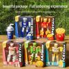 Transforming Robot Toy with Burger and Fries Set - Fun Role Play Gift for Kids Aged 3-6