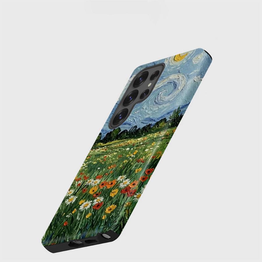 Phone Case for Samsung Galaxy S25 S24 Ultra S20 FE S23Ultra A26 A56 A16 S25Ultra A36 S23 Soft Cover Capa Van Gogh Fashionable