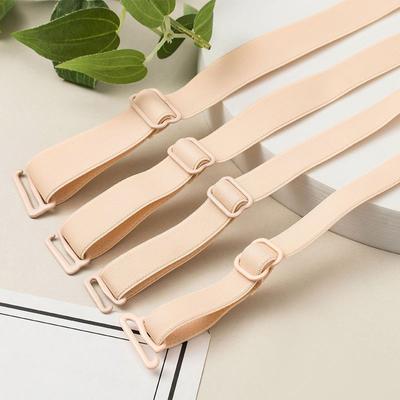 1 paio di fasce elastiche rimovibili regolabili elasticizzate per reggiseno antiscivolo, accessori intimi da donna