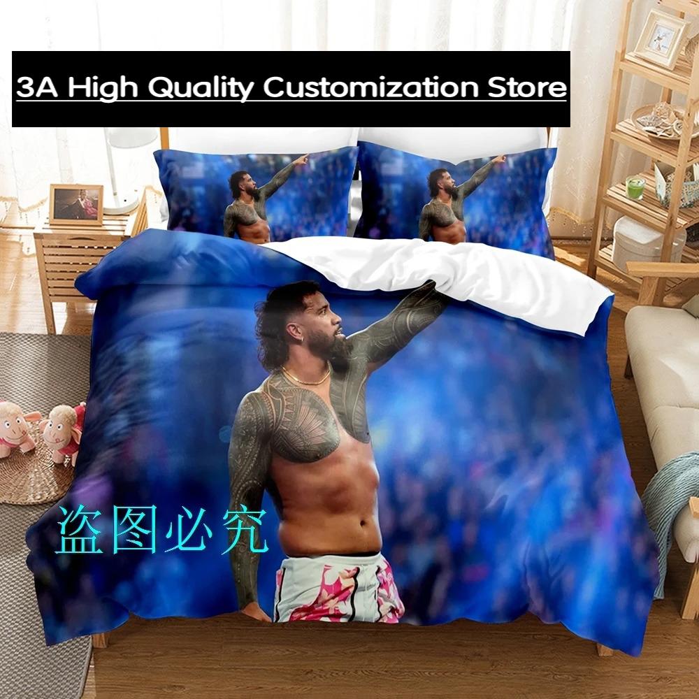 Jey Uso Yeet Set Biancheria da Letto Singolo Gemello Matrimoniale Queen King Size Set Letto Adulti Ragazzi Camera da Letto Copripiumino Set Yeet Parure De Lit Letto