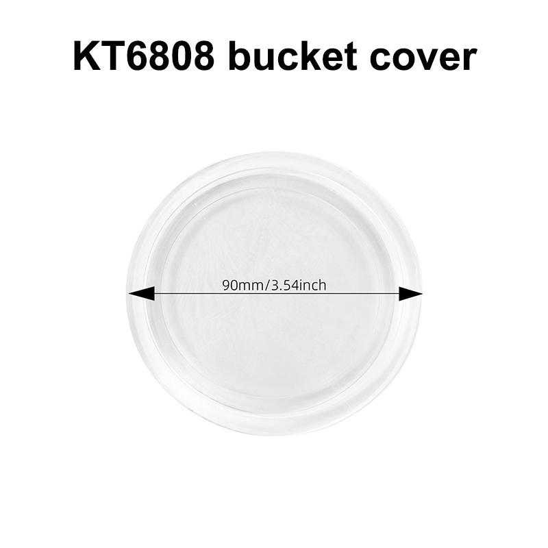 Rotary Tumbler Replacement Rubber Roller Belt Jewelry Polisher Seal Bucket Lid Kt6808 Finishing Machine Repair Accessory