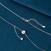 S925 Sterling Silver Round Bead Pendant Necklace - 2026 Women's Stylish Clavicle Chain